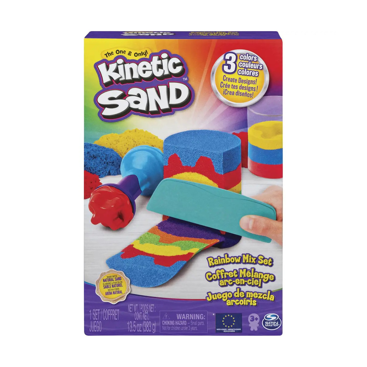 Spin Master - Kinetic Sand - Rainbow Mix Set (383g)