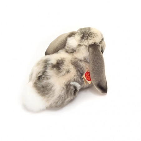 Teddy-Hermann - Hase sitzend grau weiß gescheckt 30 cm