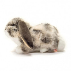 Teddy-Hermann - Hase sitzend grau weiß gescheckt 30 cm