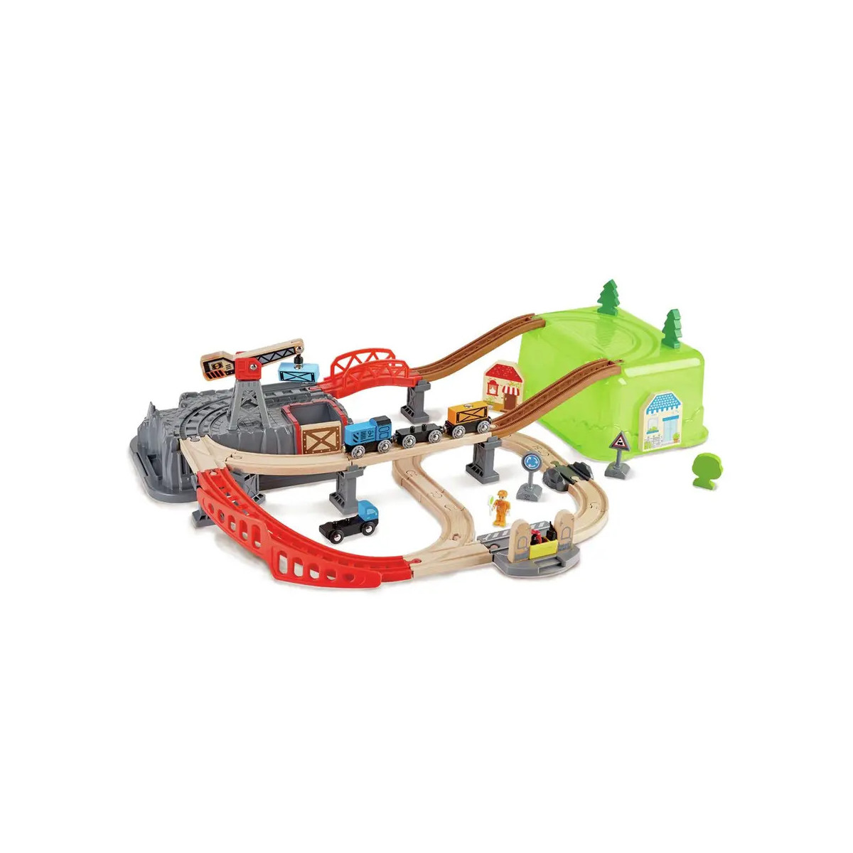 Hape - Eisenbahn-Baukasten-Set