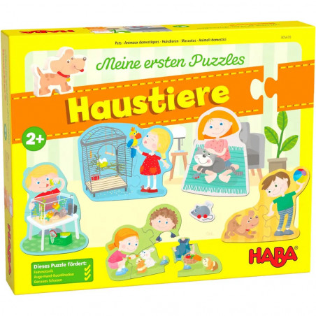 HABA - Meine ersten Puzzles - Haustiere
