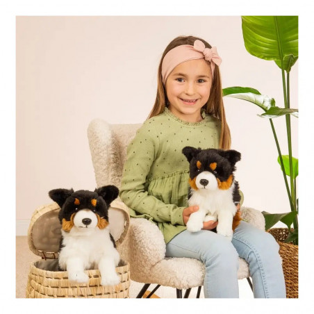 Teddy-Hermann - Tri-Color Border Collie sitzend 30 cm