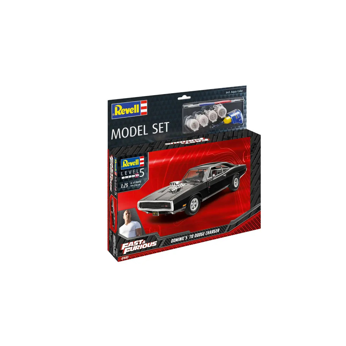 Revell - Model Set F&F Dominics 1970 Dodge Charger