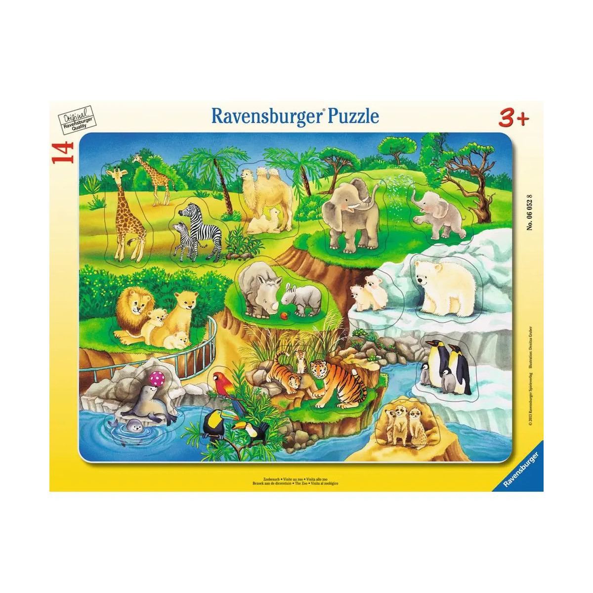 Ravensburger - Zoobesuch, 14 Teile