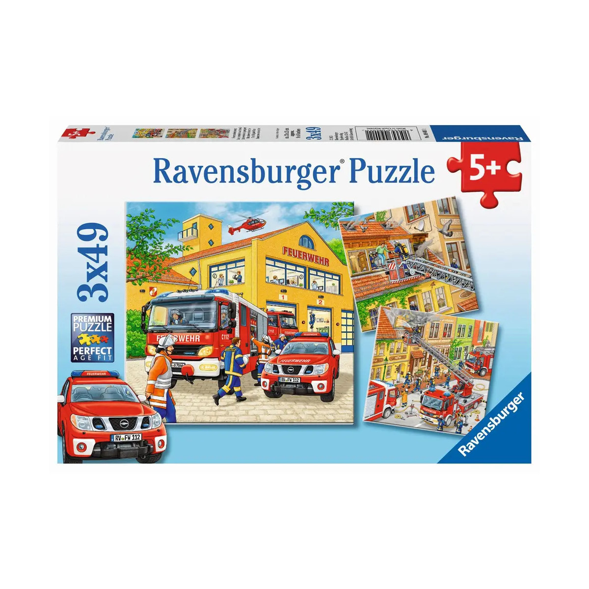 Ravensburger - Feuerwehreinsatz, 3 x 49 Teile