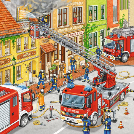 Ravensburger - Feuerwehreinsatz, 3 x 49 Teile