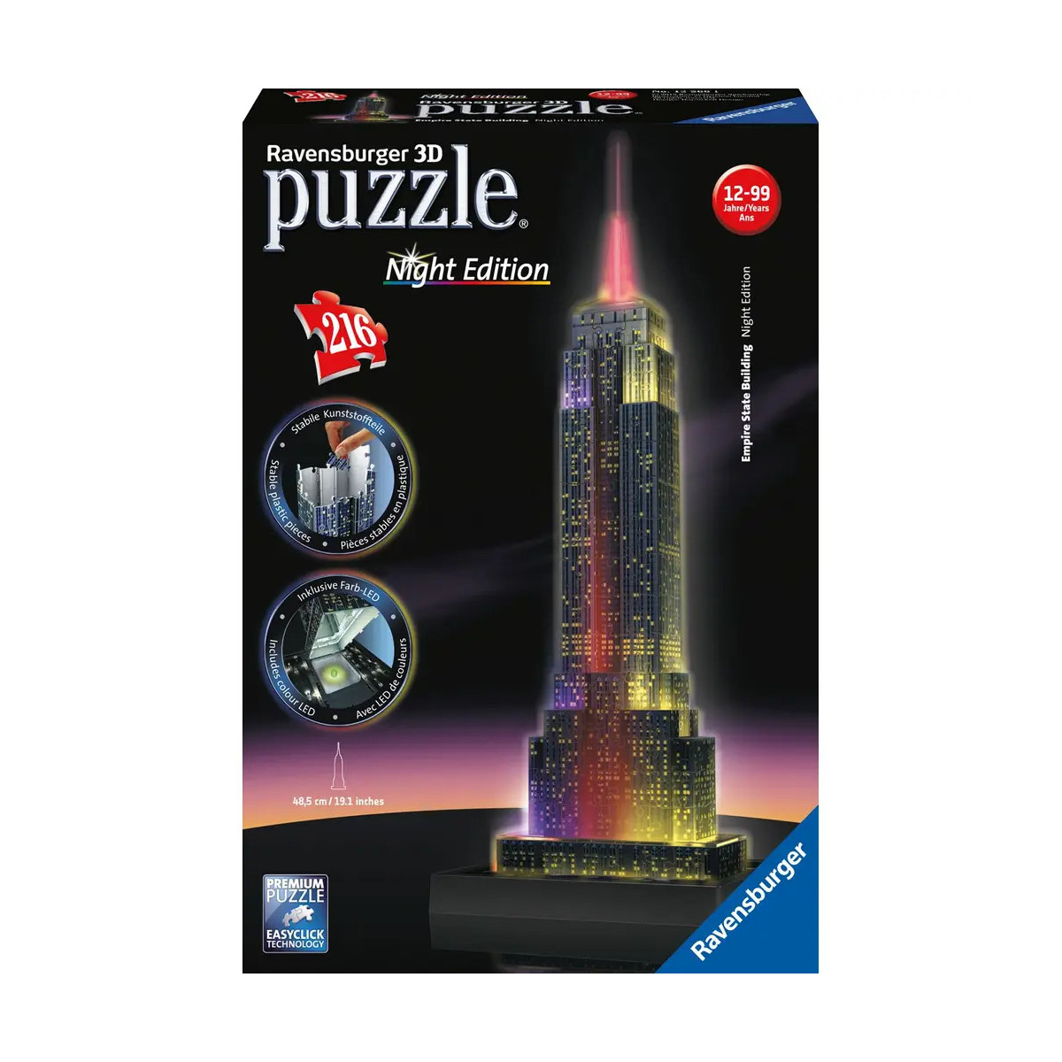 Ravensburger - Empire State Building bei Nacht, 216 Teile