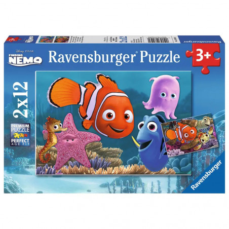 Ravensburger - Nemo der kleine Ausreißer, 2 x 12 Teile