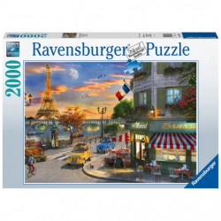 Ravensburger - Romantische Abendstunde in Paris, 2000 Teile