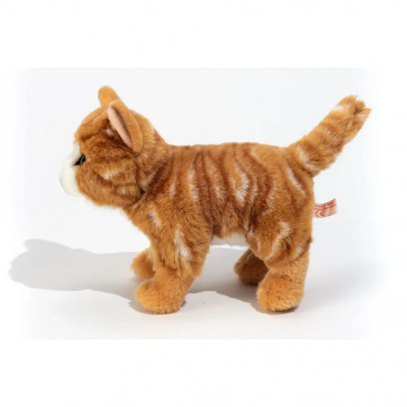 Teddy-Hermann - Katze stehend rot getigert, 20 cm