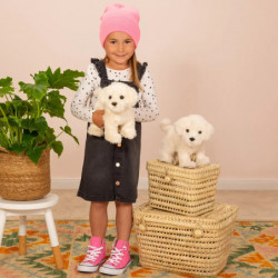 Teddy-Hermann - Malteser stehend 23 cm