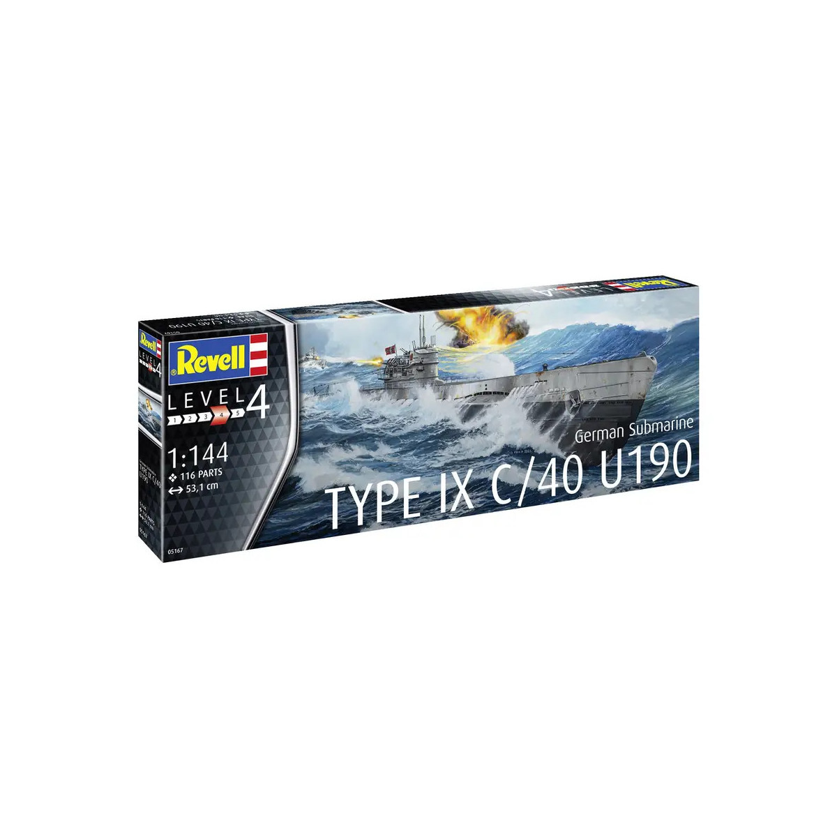 Revell - German Submarine Type IX C/40 U190