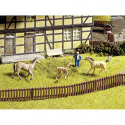 Noch - Gartenzaun, 18 Teile