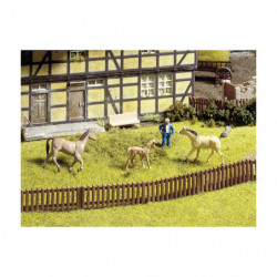 Noch - Gartenzaun, 18 Teile