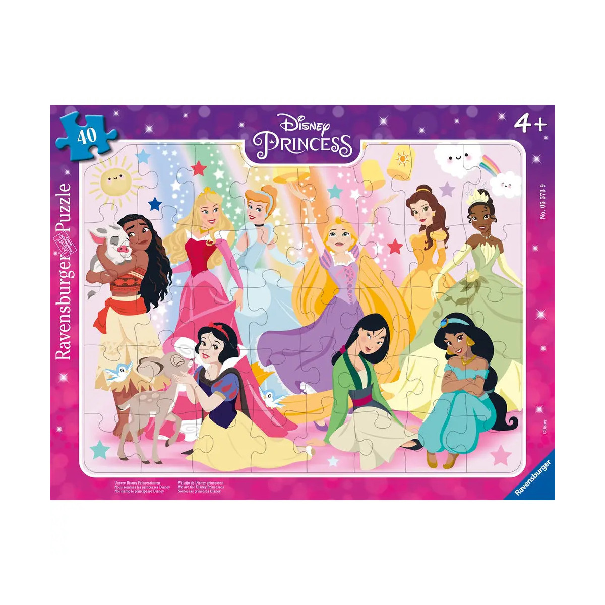 Ravensburger - Unsere Disney Prinzessinnen, 40 Teile