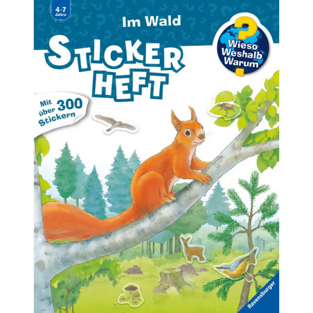 Ravensburger - Wieso? Weshalb? Warum? Stickerheft: Im Wald