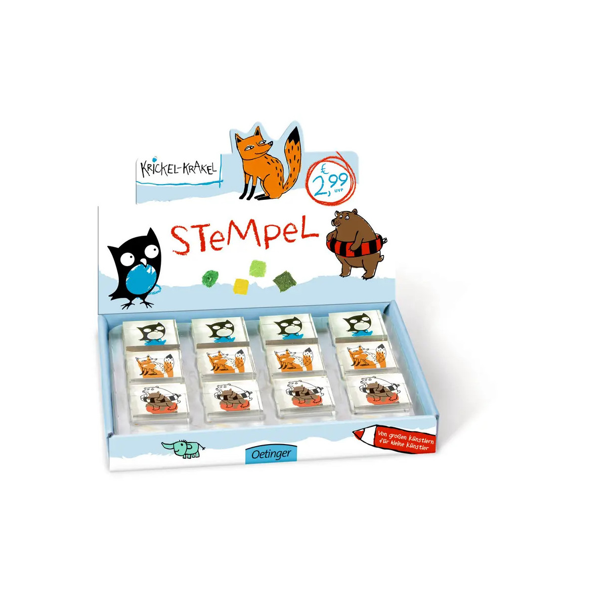 Oetinger - Krickel-Krakel - Stempel Motiv - Bär