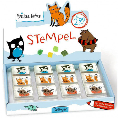 Oetinger - Krickel-Krakel - Stempel Motiv - Bär