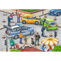 Ravensburger - Mit Blaulicht unterwegs, 2 x 12 Teile