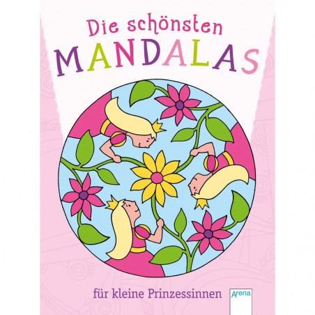 Arena Verlag - Die schönsten Mandalas Block,  Für kleine Prinzessinnen