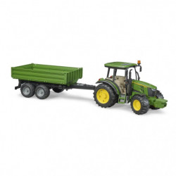 Bruder - John Deere 5115M mit Bordwandanhänger