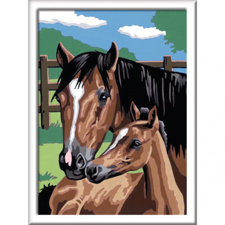 Ravensburger - Pferd mit Fohlen