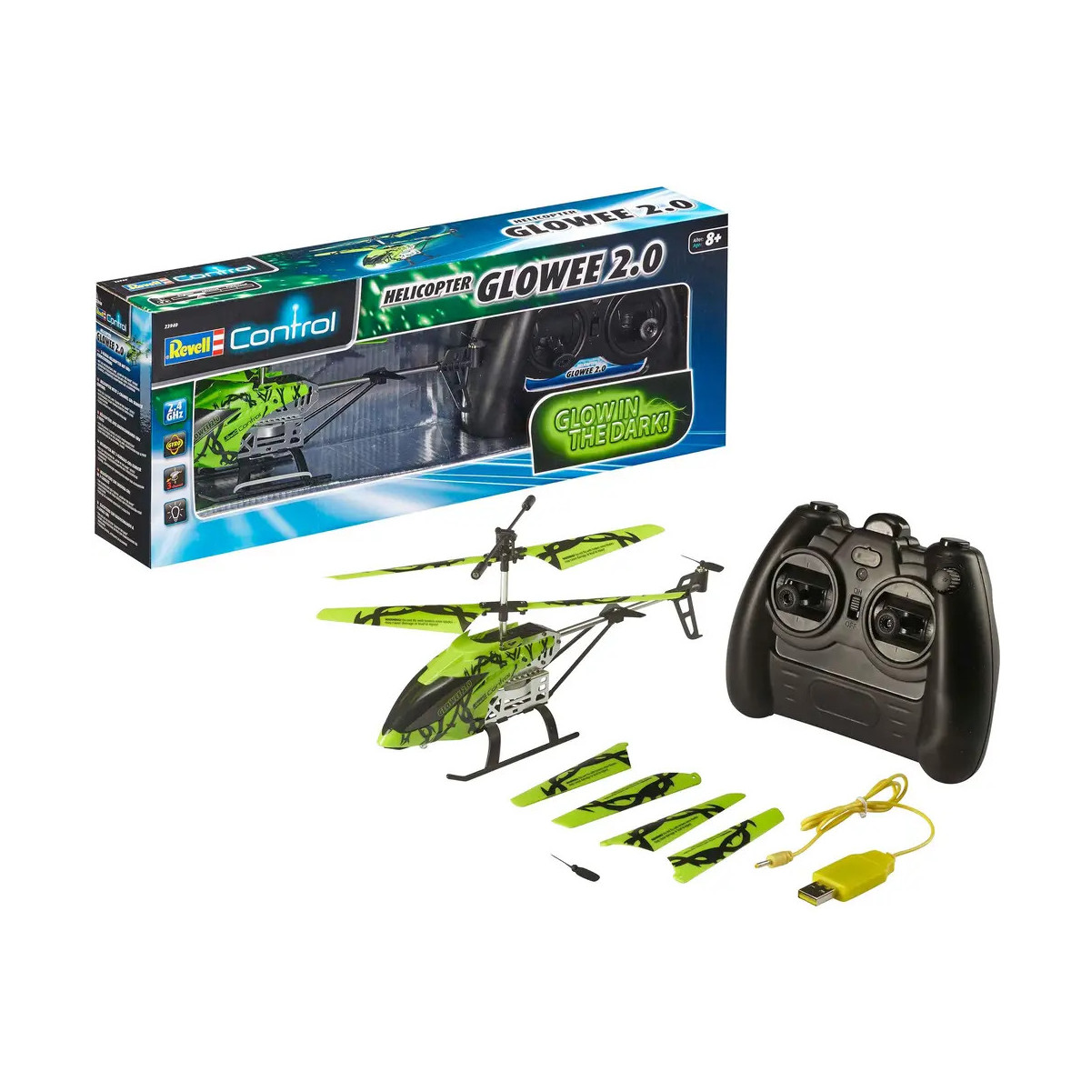 Revell Control - RC Helikopter - Glowee 2.0