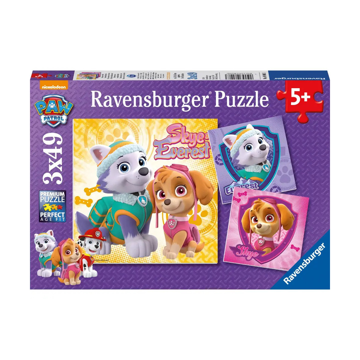 Ravensburger - Bezaubernde Hundemädchen, 3 x 49 Teile