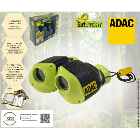 ADAC Fernglas,Kunststoff mit gummierten Haltepunkten, Fokuse