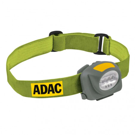ADAC LED Stirnlampe, 7 leistungsstarke LED's, 3 Einstellunge