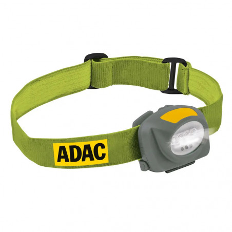 ADAC LED Stirnlampe, 7 leistungsstarke LED's, 3 Einstellunge