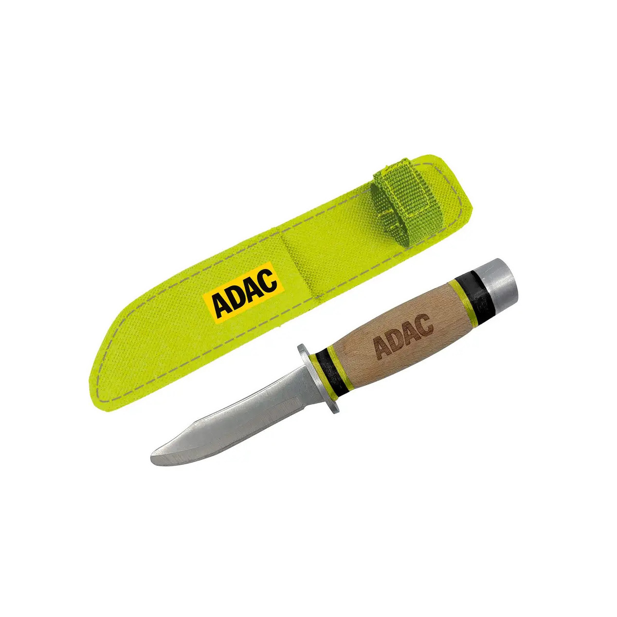 ADAC Schnitzmesser, mit abgerundeter Spitze, aus rostfreiem