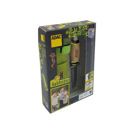 ADAC Schnitzmesser, mit abgerundeter Spitze, aus rostfreiem