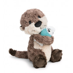 NICI - Kuscheltier Otter Oda mit Fisch 25cm schlenkernd GREEN