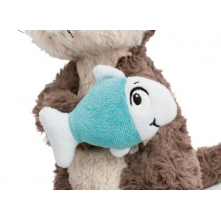 NICI - Kuscheltier Otter Oda mit Fisch 25cm schlenkernd GREEN