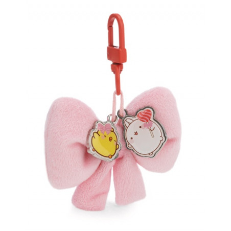 NICI - Taschenanhänger MOLANG Schleife 8cm an Header Karte