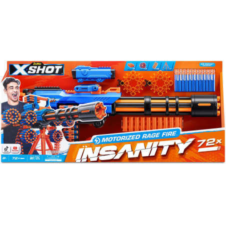 ZURU - X-Shot - Insanity Blaster Motorized Rage Fire Gatlin