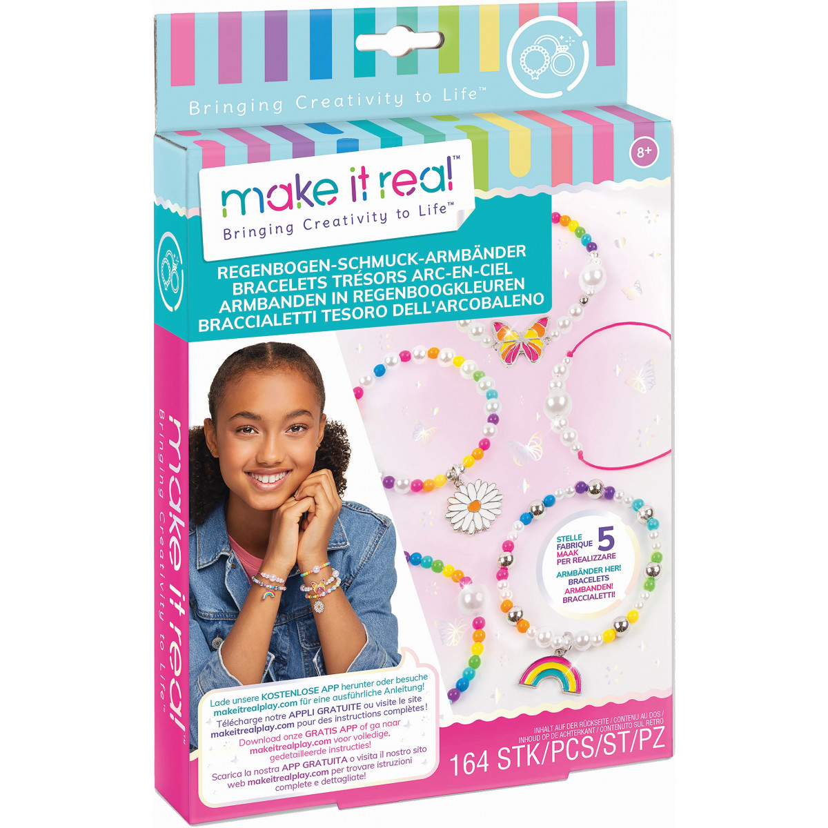 Make it Real - Regenbogen Schmuck Armbänder