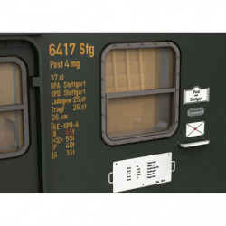 MINITRIX 18660 - N Postwagen Deutsche Bundespost