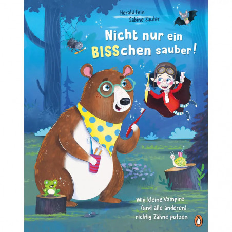 Nicht nur ein BISSchen sauber! Wie kleine Vampire (und alle anderen) richtig Zähne putzen