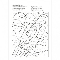 LERNSTERN. Mein Mathe-Malblock. Rechnen bis 10