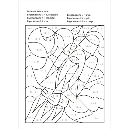 LERNSTERN. Mein Mathe-Malblock. Rechnen bis 10