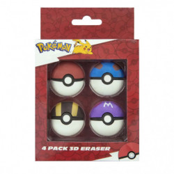 4 3D Radierer                 Pokemon