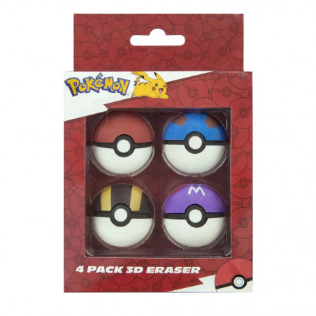 4 3D Radierer                 Pokemon