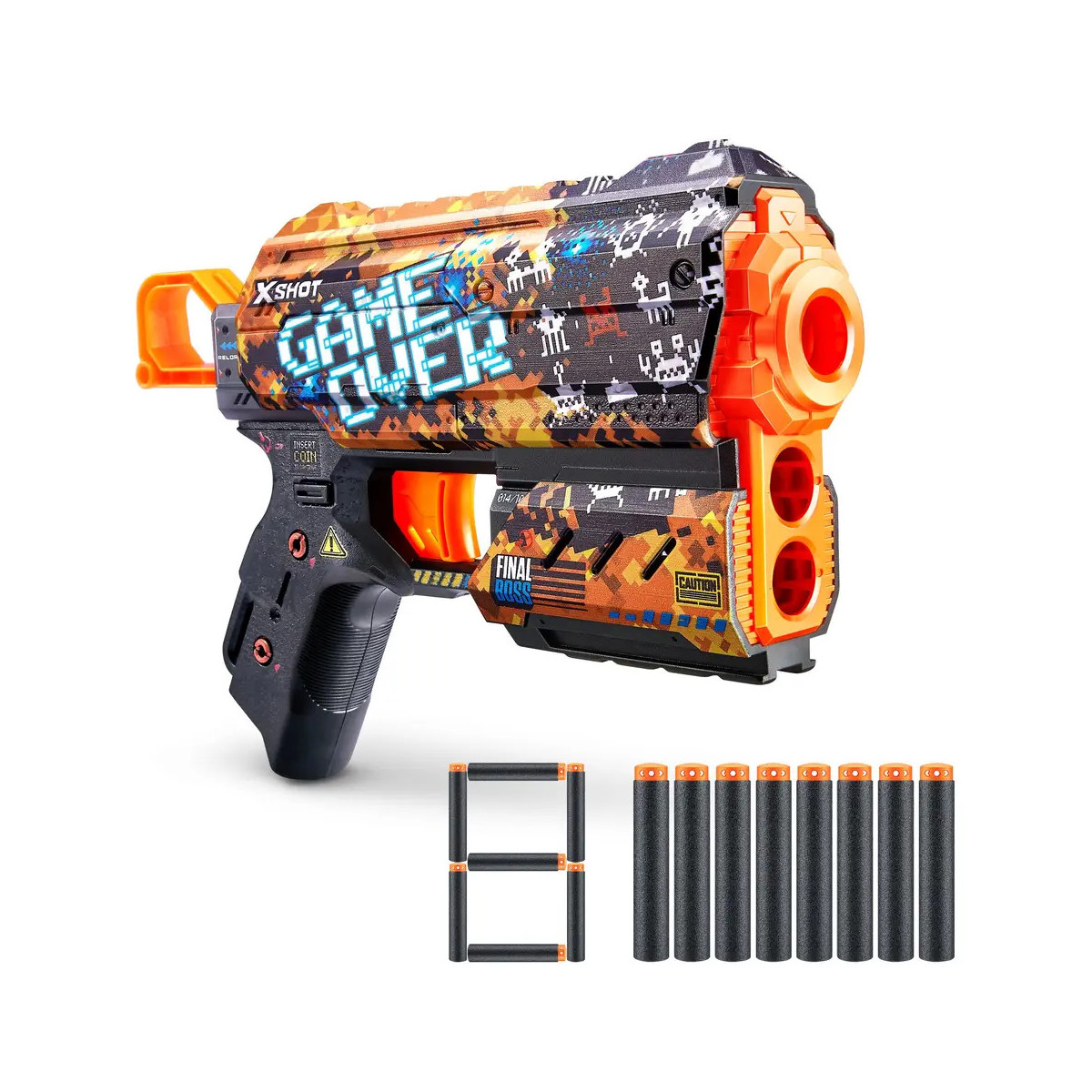 ZURU - X-Shot - Skins Blaster Flux plus  Darts