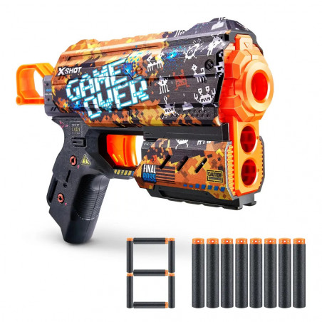 ZURU - X-Shot - Skins Blaster Flux plus  Darts