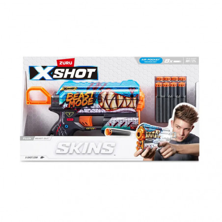 ZURU - X-Shot - Skins Blaster Flux plus  Darts