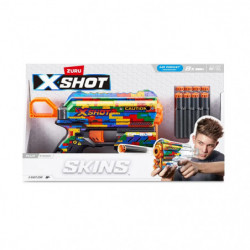 ZURU - X-Shot - Skins Blaster Flux plus  Darts