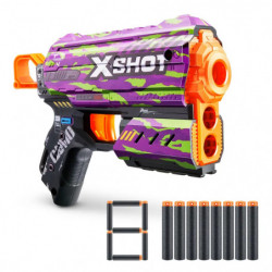 ZURU - X-Shot - Skins Blaster Flux plus  Darts