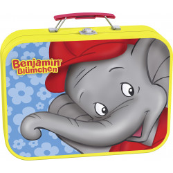 Schmidt Spiele - Benjamin Blümchen, Puzzle-Box, 2x26, 2x48 Teile im Metallkoffer